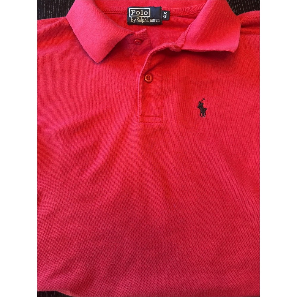 Polo Ralph Lauren Polo Shirt In Red Men's Size 4XL (H)